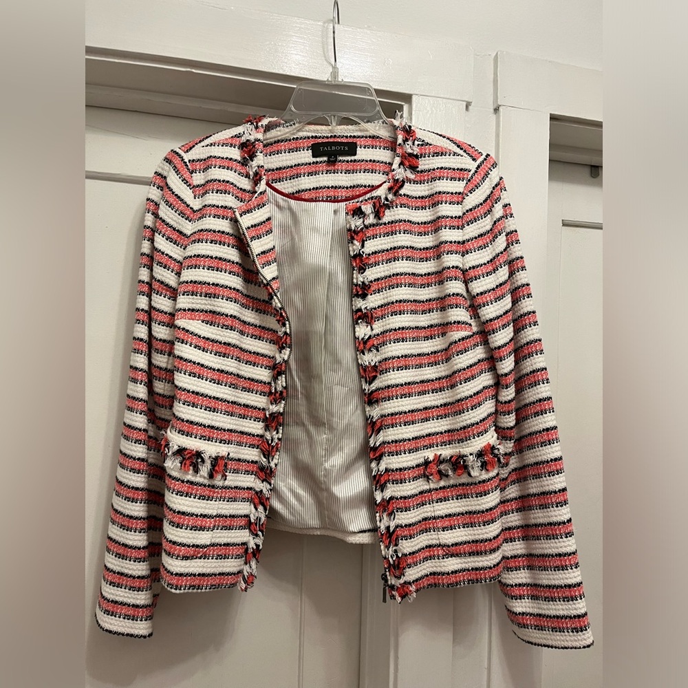 Structured Talbots jacket, size 4